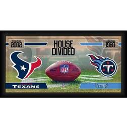 Fanatics Authentic Houston Texans Vs Tennessee Titans Football Collage 10 x 20