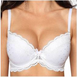 Roza Lingerie Push-Up BH Gerta in weiß