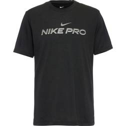 Nike Dri-FIT Men's Fitness T-Shirt - Black