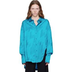 The Attico Blue Diana Shirt