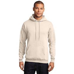 Port & Company Men's Classic Pullover Hooded Sweatshirt Natural