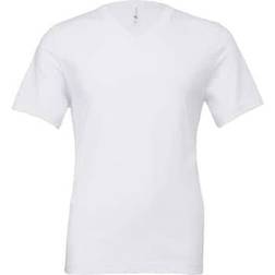 Bella+Canvas Unisex Jersey Short-Sleeve V-Neck T-Shirt WHITE