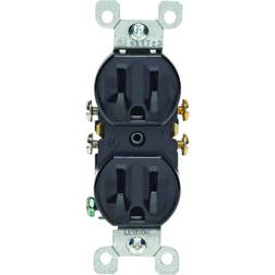 Leviton 5320-ECP 15 Amp, 125 Volt, Duplex Receptacle, Residential Grade, Grou