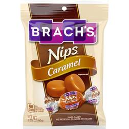 Brach's Nips Caramel Flavored Hard Candy, 3.25oz, Pack