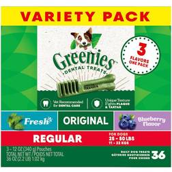 Greenies Regular Natural Dental Care Variety Pack Dog