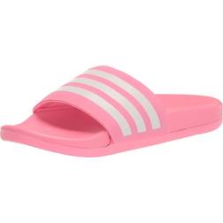 Adidas Girls' Adilette Slide Sandals Bubblegum Pink/White