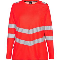 Engel Safety dame langærmet T-shirt Orange 9543-182