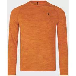 Seeland Active langærmet T-shirt, Hi-vis Orange