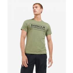 Barbour International Logo Crew Neck Tee Light Moss