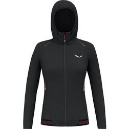 Salewa Women's Pedroc PolarLite Hooded Jacket Fleecejakke - Sort