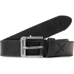Jack & Jones Leather Belt Black