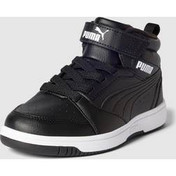 Puma Rebound V6 Mid Winterized AC Sneaker Kinder 01 black/white