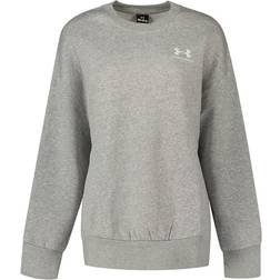 Under Armour Essential Fleece Crew Sweatshirt Grey Woman