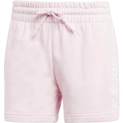 adidas Linear French Terry Shorts - Clear Pink/White