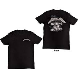 Metallica Unisex T-Shirt Nothing Else Matters - Black