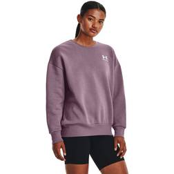 Under Armour Essential Fleece Crew Damen Pflaume