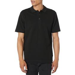 HUGO BOSS Men's Waffle Structure Polo Shirt Black Black