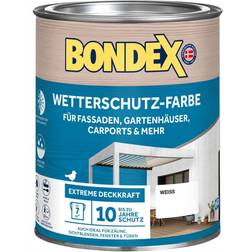 Bondex wetterschutz-farbe, witterungsbeständig, mehrere Holzschutzmittel 0.75L