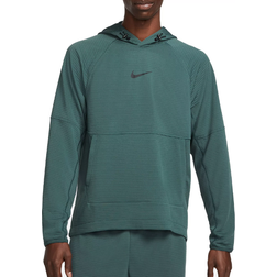 Nike Men's Dri-Fit Fleece Fitness Sweatshirt - Faded Spruce/Black