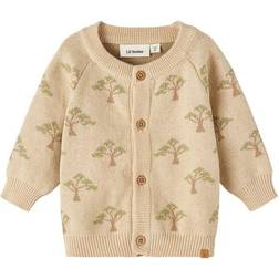 Lil'Atelier Lamao Knit Cardigan - Pebble/Melange