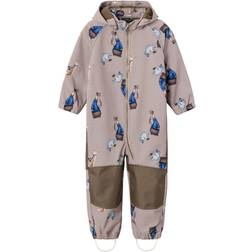 Name It Alfa08 Softshell Suit - Weathered Teak (13214673)