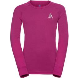 Odlo Active Warm Eco BL Kids' Long Sleeve Crew Neck Festival Fuschia Years