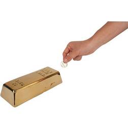 Kikkerland Ceramic Gold Bar Coin Bank PB17
