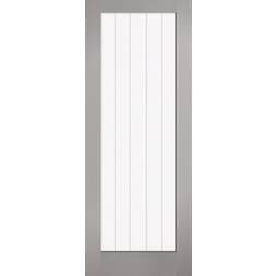 LPD Textured Vertical 1L Clear/Frosted Lines Interior Door (x)