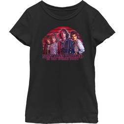 Netflix Girl's stranger things teen group shot t-shirt