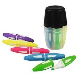 Donau Textmarker farbsortiert, 1 Pack
