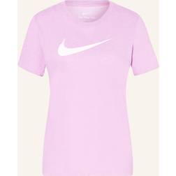 Nike Dri-FIT Swoosh T-Shirt Damen 532 rush fuchsia/pure/htr/white