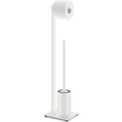 Zack Toilet Betjent Atore 72 cm hvid rustfrit stål