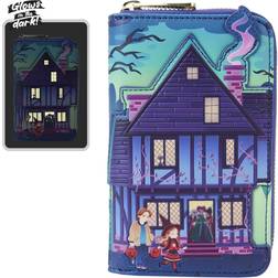 Loungefly Hocus Pocus Sanderson Sisters House Glow Zip Around Wallet