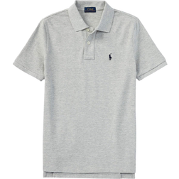 Polo Ralph Lauren Big Boy's The Iconic Mesh Polo Shirt - New Grey Heather