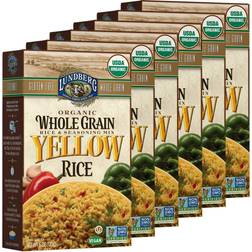 Lundberg family farms organic whole grain yellow rice case of 6