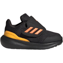 Adidas Runfalcon 3.0 Hook & Loop Shoes - Core Black/Screaming Orange/Solar Gold