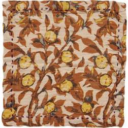 HKliving Mediterranean, 2 Stoffserviette Orange, Braun (30x30cm)