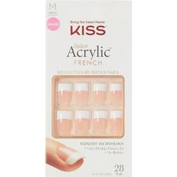 Kiss Salon Acrylic French Nail Kit Sugar Rush 28-pack