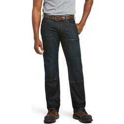 Ariat men's rebar blackstone m5 durastretch basic double front straight leg work