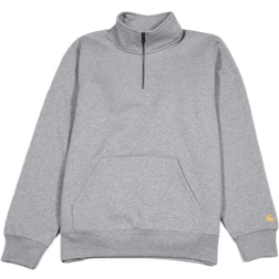 Men's Chase Neck Zip Sweatshirt - Grey Heather/Gold