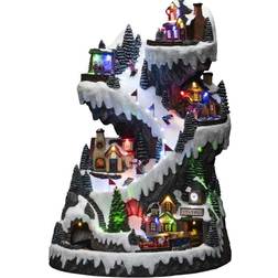 Konstsmide B/O Mechanical LED Ski Slope Multicolored Juleby 40cm