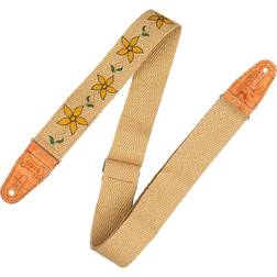 Levys MH8P-011 Textile guitar strap Yellow