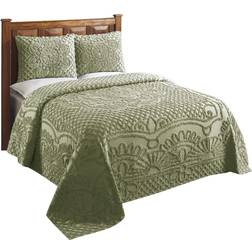 Better trends Trevor Collection Bedspread Green, Grey (304.8x279.4cm)