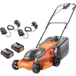 Flymo Easistore 380R Kit 2.0 (2x2.0Ah) Battery Powered Mower