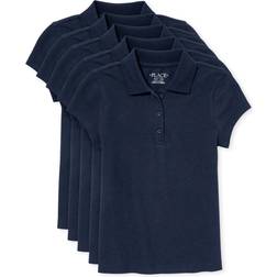 The Children's Place Girl's Uniform Pique Polo 5-pack - Tidal (3000937-IV)