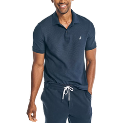 Nautica Sustainably Crafted Classic Fit Deck Polo Shirt - Navy