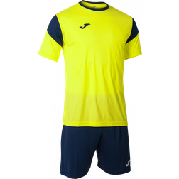 Joma Pheonix Shirt + Shorts Set Men - Neon Yellow/Navy