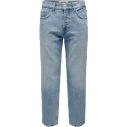 Only & Sons Edge Loose Jeans - Blue/Light Blue Denim