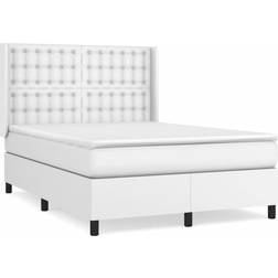 vidaXL Box Spring Bed with Mattress 20cm Sengeramme 140x200cm