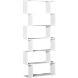 Homcom Storage Bookcase Book Shelf 192cm